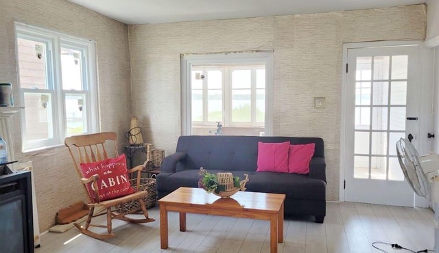 Red Little Cabin on Lake Scugog