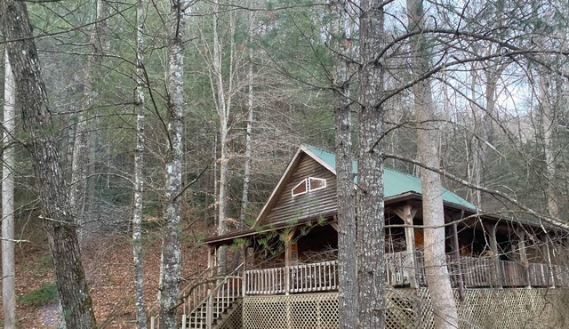 Red River Gorge secluded 2 bedroom cabin with a hot tub