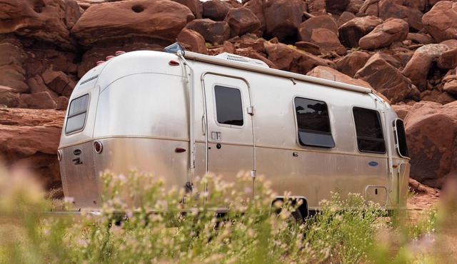 Redrock Riverside Airstream 2 - Retro Airstream Glamping