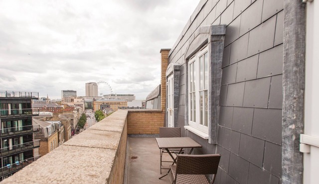 *Reduced Rates* Waterloo, Balcony Apartment | Onlooking London Eye, ZONE 1