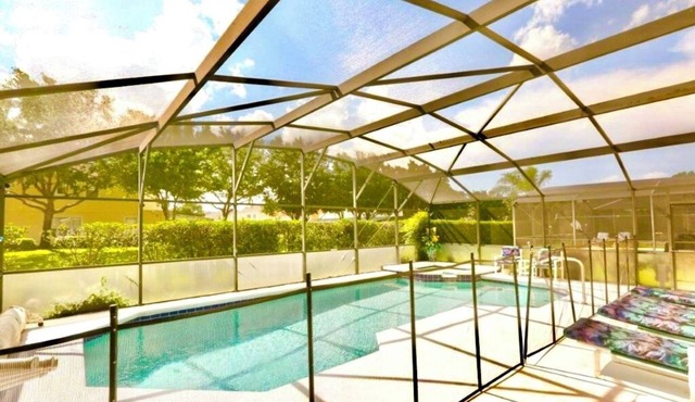 Ref 114. Modern family villa own pool, near Disney
