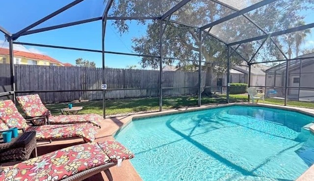 Ref 17. Lake Berkley. Superb Villa , own pool. BBQ.Nr Disney