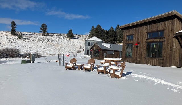 Refined Modern Alpine Silos Cabin on 1,500 Acres/Private Mountain Retreat for4