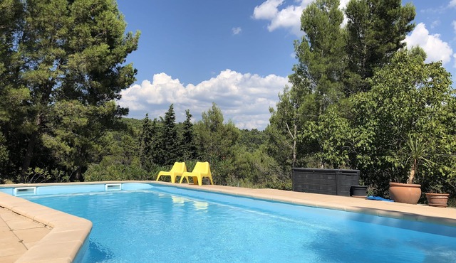 REFUGE NATURE' air-conditioned chalet. PRIVATE POOL. Nature, peace and quiet!