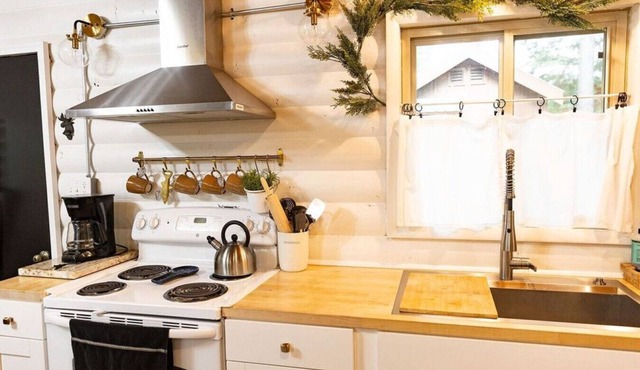 Relax among the thick pine trees!