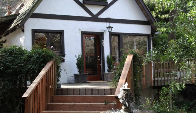 Relax and connect with nature at this designer retreat in charming Mill Valley