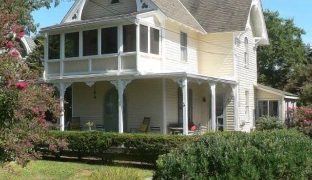 Relax and experience Cape May Point in this Carpenter Gothic cottage