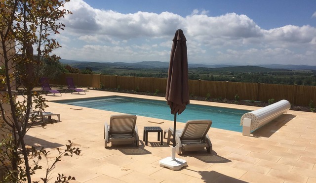 Relax and recharge in this luxury villa with heated pool and stunning views.