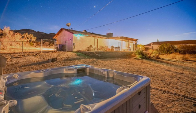 Relax and Stargaze from the Hot Tub at this Cozy Private Desert Home