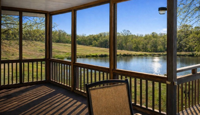 Relax at Pond View Loft—your cozy barn-top retreat with pond views, fires, and fishing fun.