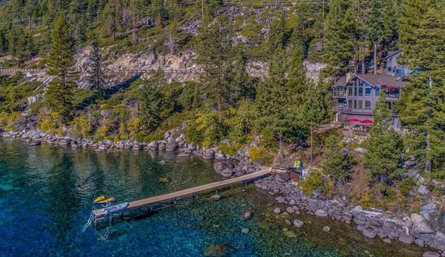 Relax at this serene Incline Village lake front property.
