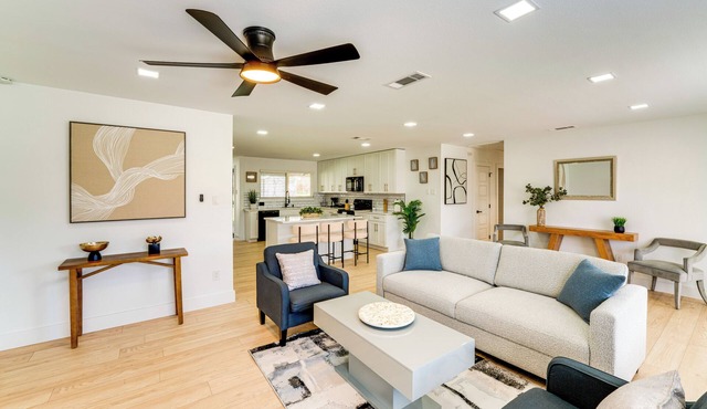 Relax Fireside: Dallas Area Home w/Yard & Patio!