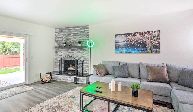 Relax Fireside & Play Pool! Home 4 Mi to Dtwn Reno