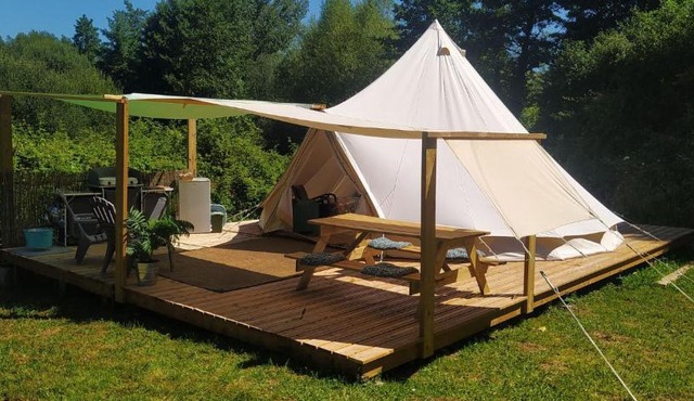Relax in Nature Your Cozy, Fully Furnished Bell Tent Awaits