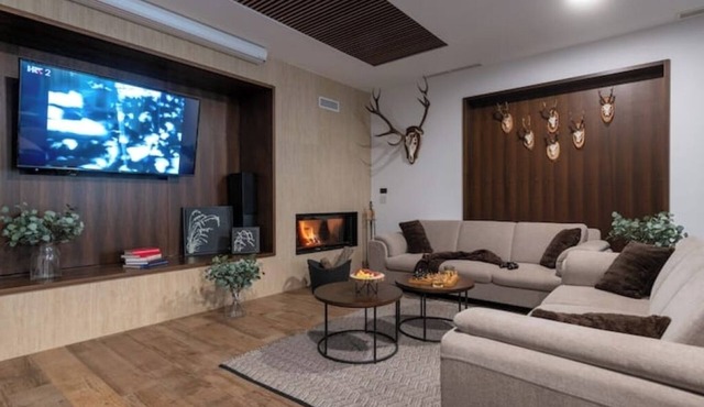 Relax in Style: Comfort Room with Private Jacuzzi at Resort Stribor