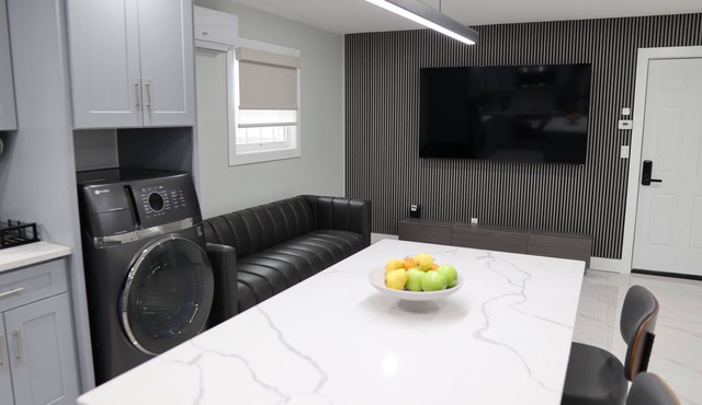 Relax in this modern Smart one-bedroom located in beautiful Woodbury New York.