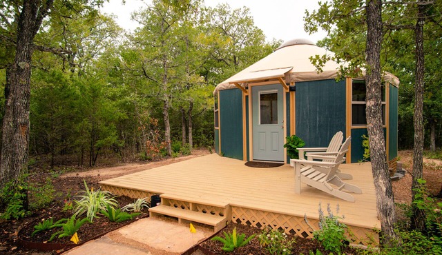 Relax in your own secluded Yurt Cabin nestled into a 200+ acre Property!