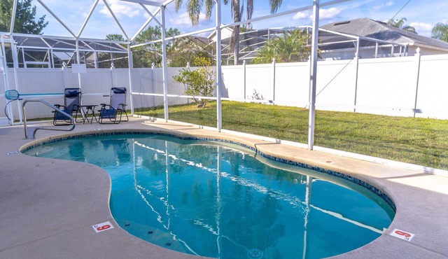 Relax Near Disney! Single-Story Pool Home with Lake Access & Golf | Fenced Yard | Sleeps 8