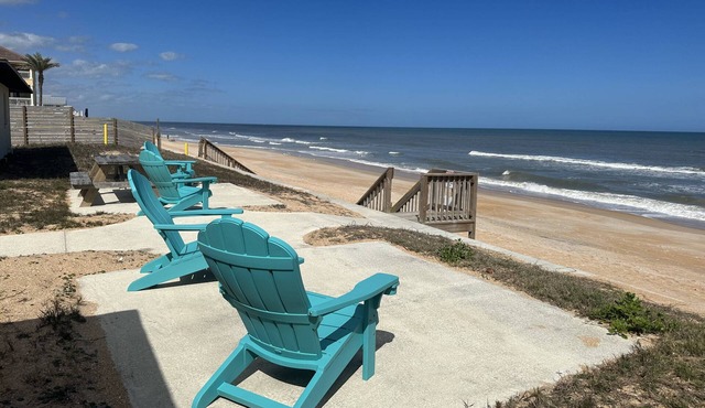 Relax! Steps to Quiet Beach | Quarter Deck Cottage in Flagler Beach | Lovely Beachside Location