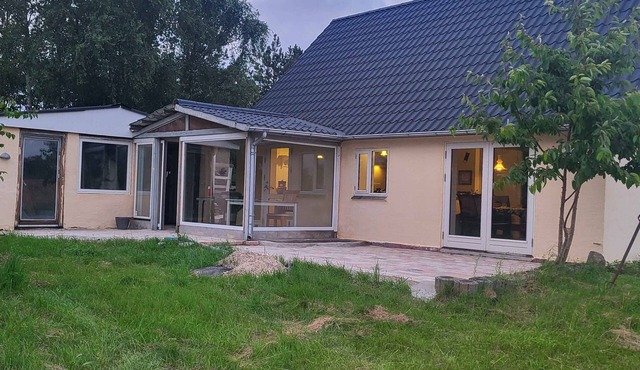 Relax with a view of the forest and lake