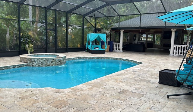 Relax with the whole family at this peaceful place to stay.