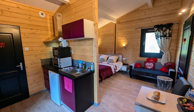 Relaxing chalet with spa and sauna near 1000 Ponds
