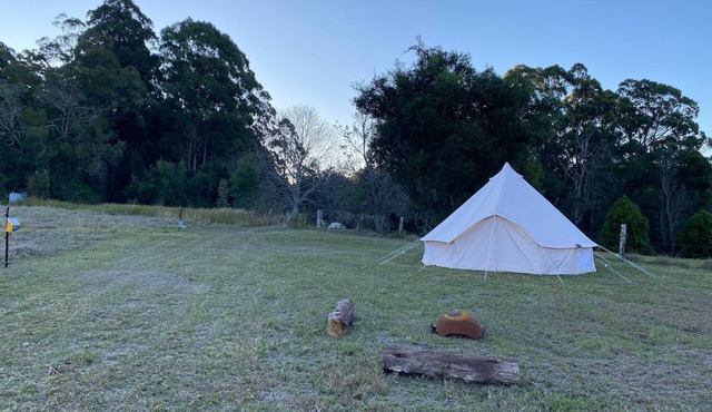 Relaxing bell tent in Northern NSW