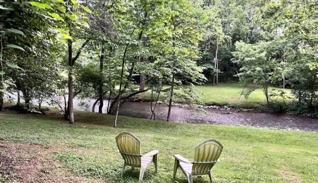 Relaxing Creekside Retreat - Firepit, Outdoor Dining, Creek View, Sleeps 4