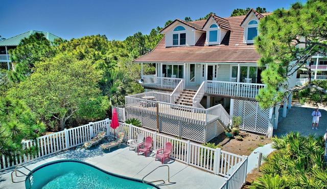 Relaxing Home Away from Home! Pets, Private Pool, Steps to Beach- a rare find!