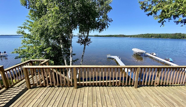 Relaxing Lakefront Retreat With Spectacular Views of Lake Metonga