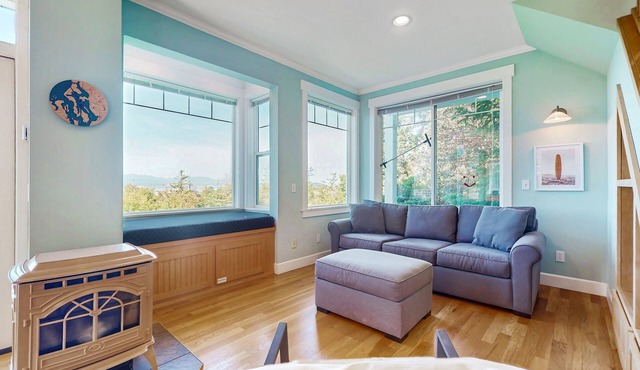 Relaxing Ocean-View Retreat on the Sunny Side of Whidbey Island