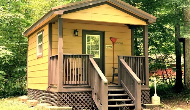 Relaxing Tiny Cabin with Outdoor Fire Ring in West Virginia