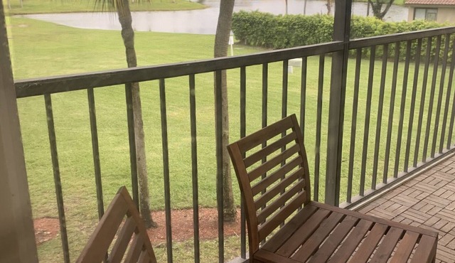 Relaxing view to the Golf course.