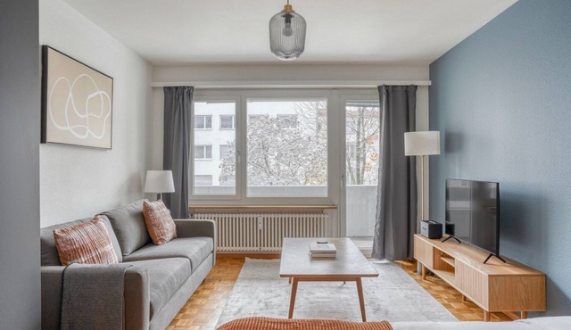 Remarkable Gundeldingen 1BR w/Storage, nr Train Station, by Blueground