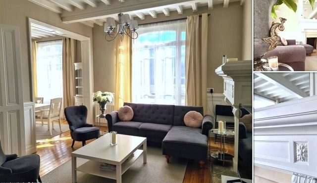 REMARKABLE VILLA CABOURG center, 100m from the beach, renovated, garden, terrace