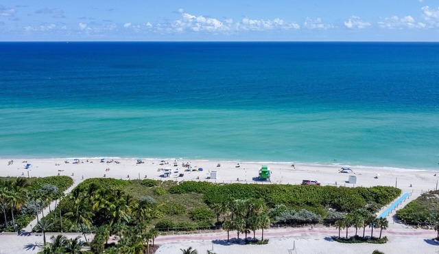 Remodeled Beachfront Studio w/Beach Essentials. Just steps from the beach!