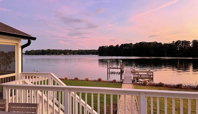 Remodeled home on Lake Murray. Large screen porch overlooks large yard, and dock