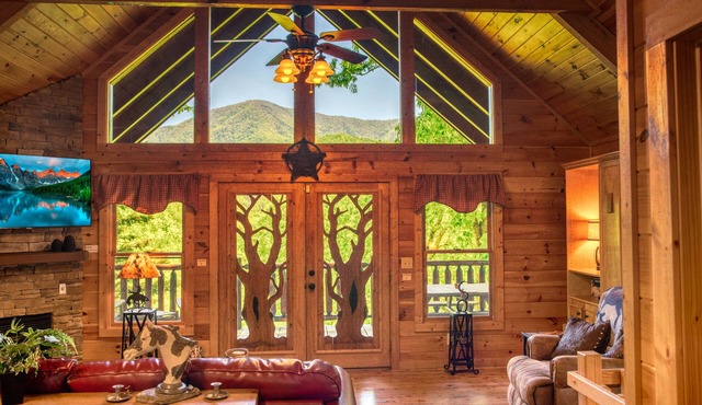 REMODELED ROMANTIC LUXURY CABIN! MOUNTAIN VIEW