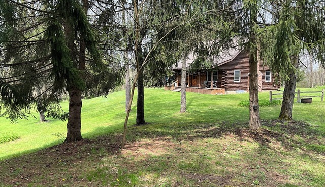 REMODELED Rustic Log Cabin Woodland Retreat