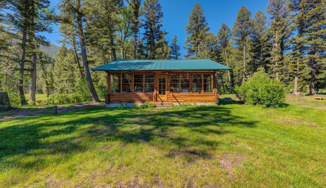 Remote, comfortable rustic cabins, tranquil stream-side, nature at your doorstep