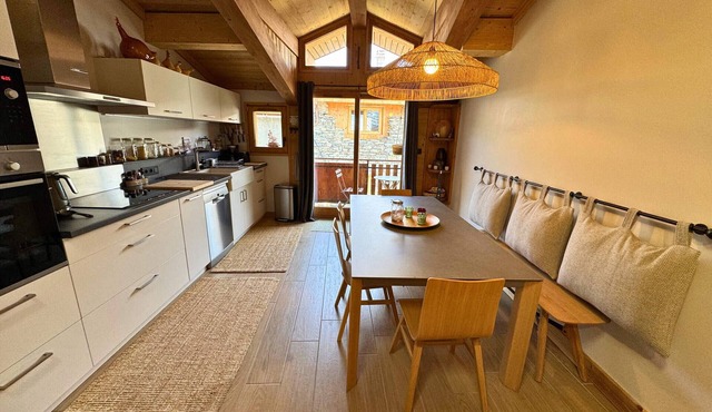 Renovated Village House with 3 Bedrooms, Cozy Living, and Mountain Charm for 6 in St Marcel