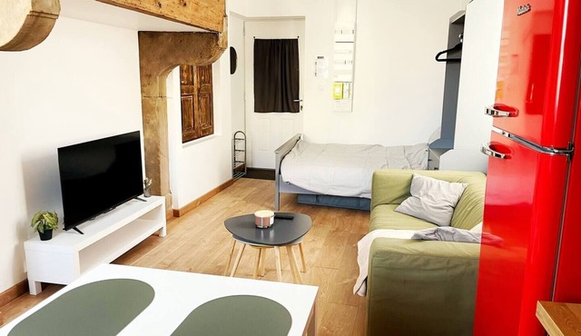 Renovated studio - Saint-Genix Centre - Ideal for couples & business travel