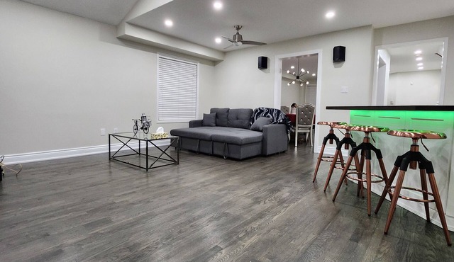 Renovated 4-Bed Home with Party Basement in Heart of Mississauga & GTA