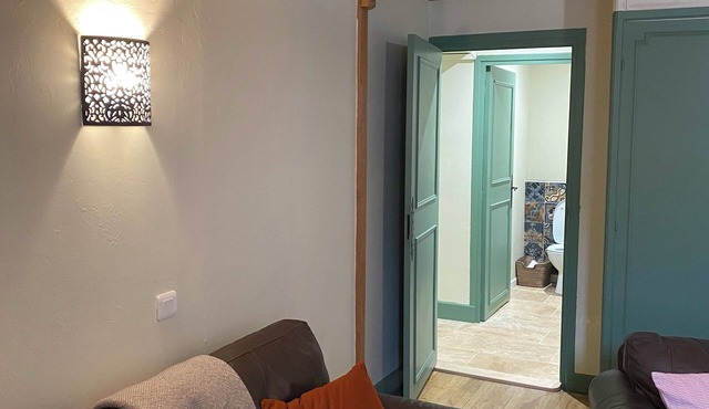 Renovated apartment in riverside village near Cahors