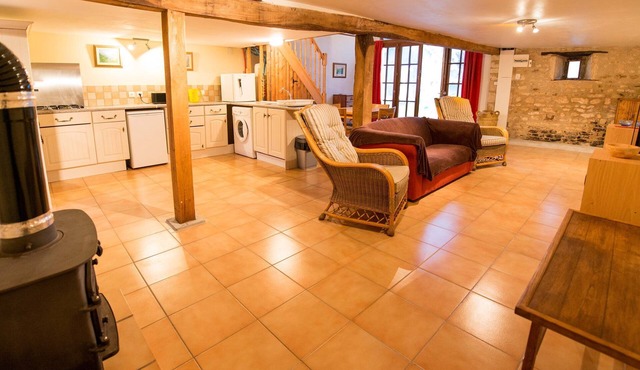 Renovated barn with private swimming pool on a family run farm in the Charente.