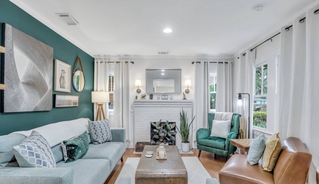 Renovated Bungalow Steps to Daffin Park W/ Parking + Yard By Lucky Savannah