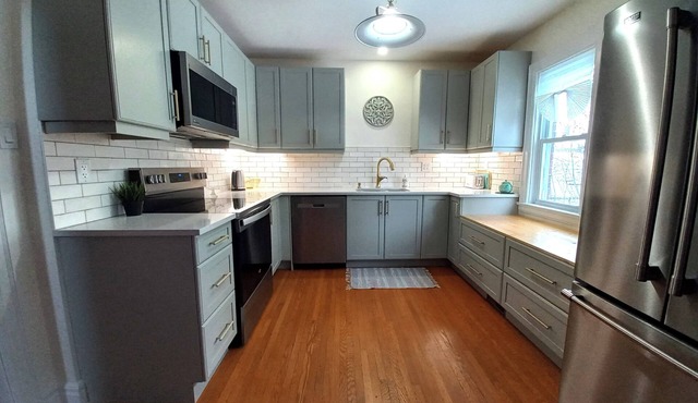 Renovated character home in a quiet & friendly neighbourhood.