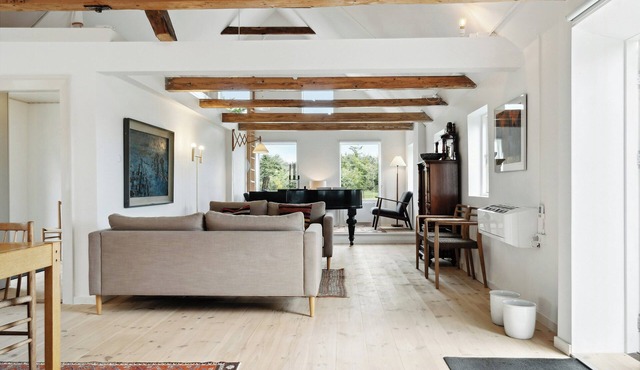 Renovated estate with private beach
