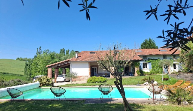 Renovated farmhouse loft 20mn from Toulouse (15 people)