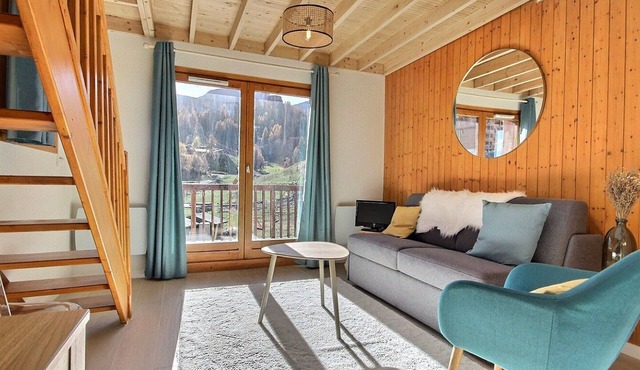 Renovated duplex for 6, south-east, balcony, Plagne 1800